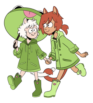fwoggy raincoat :)